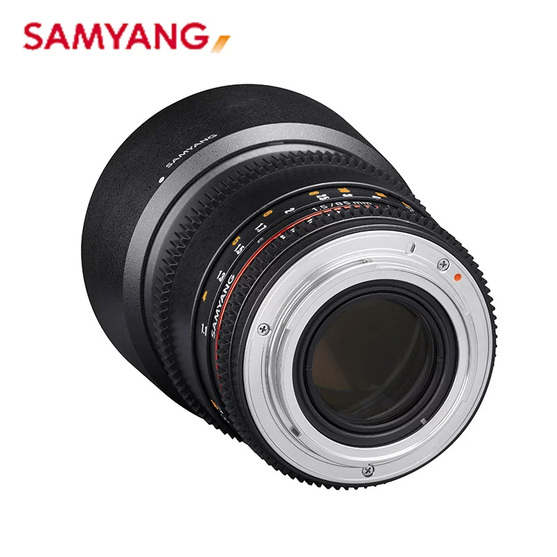 [森养SAMYANG三阳 MF 85mm T1.5 II 大光圈人像全画幅手动电影镜头]