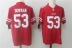 Quần áo bóng bầu dục huyền thoại người hâm mộ phiên bản áo ngắn tay hip hop cỡ lớn 49ers 49 người 53 # BOWMAN - bóng bầu dục bóng bầu dục Mỹ bóng bầu dục