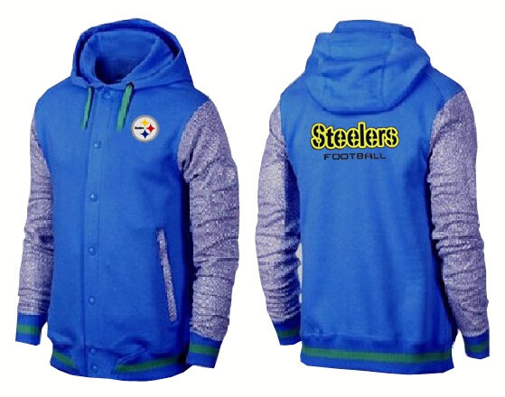 Quần áo bầu dục nút dây kéo áo len áo hoodie dài tay đội thép thể thao Người hâm mộ mùa thu và mùa đông - bóng bầu dục bóng ném rugby