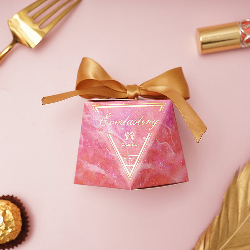 Time has love] 2020 new fumbling Diamond Weddings Joy Candy Boxes Sens Wind Candy Wedding Gift Box Dress