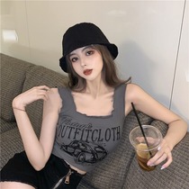 Sashimi shorts sleeveless small harnesses female summer outwear vest slats undershirt with a hitch-proof and sexy blouse