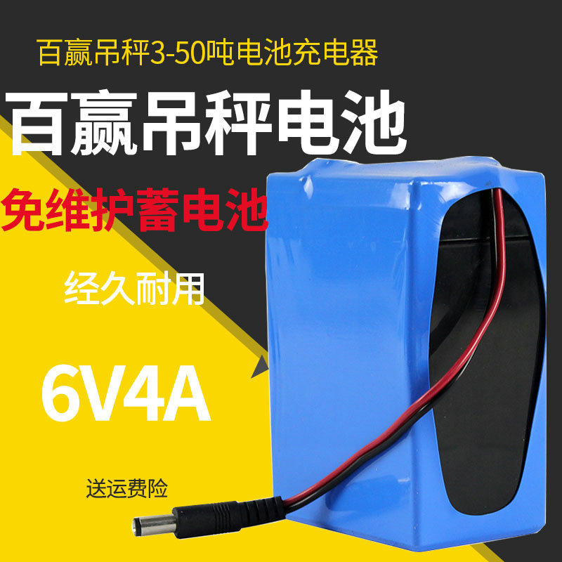 100 eagle Libra battery 6V4A pendant called battery 3T5T10T15T20T30T50 tons lead-acid accumulator charger 