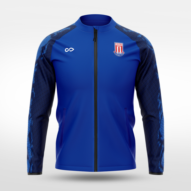 Cikers Football Training Jacket Sports Coat Football Night Walker Series Running Stand Collar Cardigan Jacket Cikers Football Training Jacket Sports Coat Football Night Walker Series Running Stand Collar Cardigan Jacket