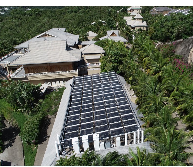 Водонагреватель на солнечных батареях 太阳雨工程定制真空管模块热水系统太阳能集热器系统