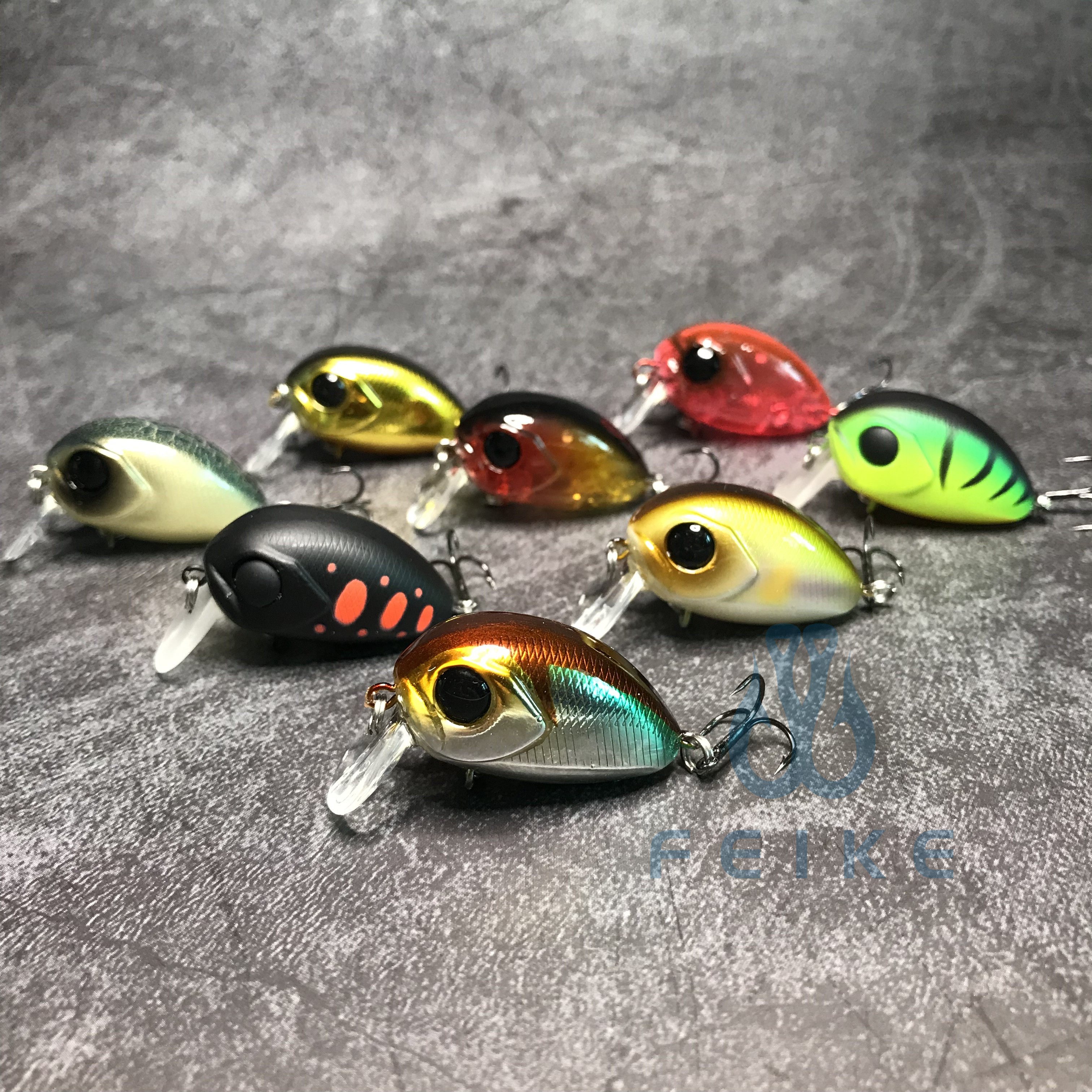 Microbiological Lujah Bait Stream Bait 3 cm 4 gr Little Fat Horse Mouth Bass Fish Mandarin Fish Bait Surface Shallow Water water Pius bait