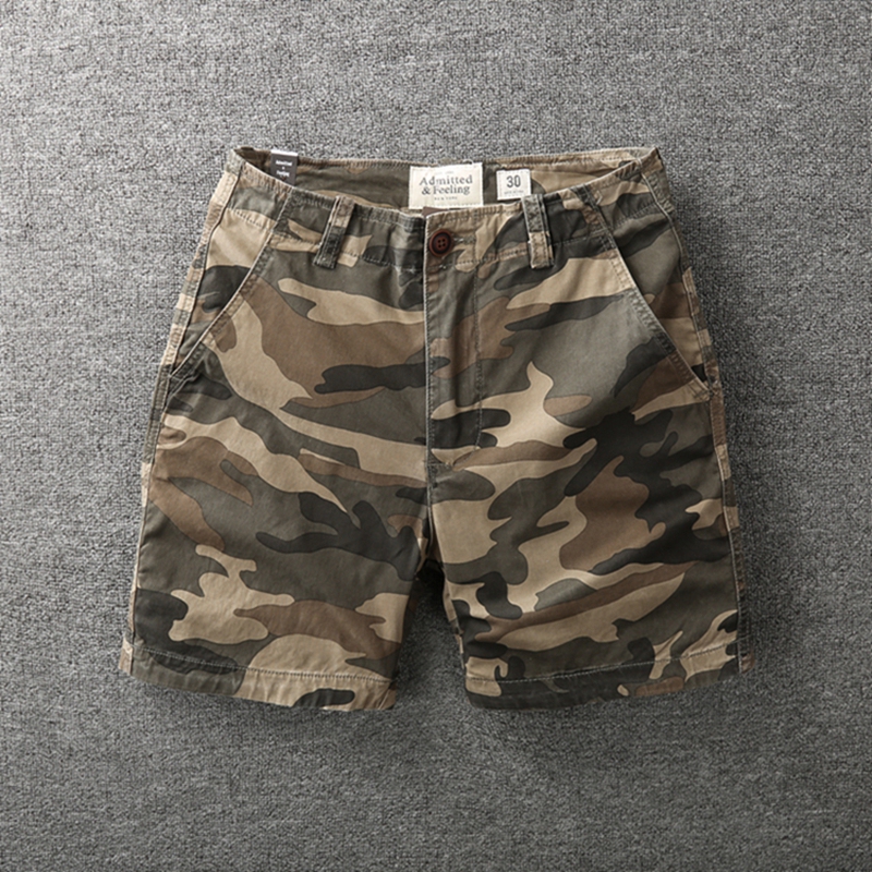 Summer Stretchy Three-Quarter Pants for Men, Trendy, Leg-Lengthening Hot Pants, Washed Cotton, Comfortable, Slim-Fit, Casual Camouflage 3/4 Shorts Summer Stretchy Three-Quarter Pants for Men, Trendy, Leg-Lengthening Hot Pants, Washed Cotton, Comfortable, Slim-Fit, Casual Camouflage 3/4 Shorts