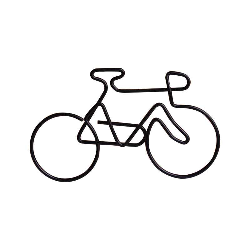 bike paper clipster bike back tattoo needle back tattoo needle creative cute close pin ten thousand word clip