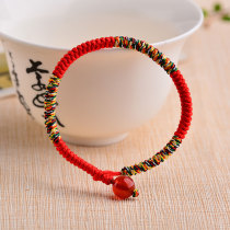 2021 Year of the Ox year of life red rope bracelet female transfer solution Tai Sui hand-woven hand rope male couple jewelry