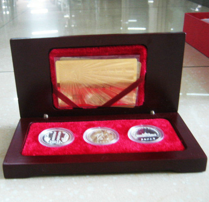Campus Card Collection of Heilongjiang University 60 Anniversary with 24K Golden Card Silver coin set