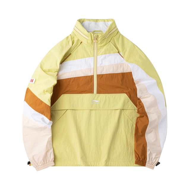 ລະດູໃບໄມ້ຫຼົ່ນໃໝ່ Li Ning windbreaker ຜູ້ຊາຍກິລາຄົນອັບເດດ: ແນວໂນ້ມວ່າງ hooded ແສ່ວ jacket AFDQ379