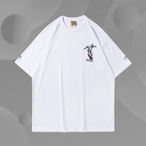 Li Ning T-shirt for mens summer new only to ask for military cloth loose leisure sports short sleeves AHSR613