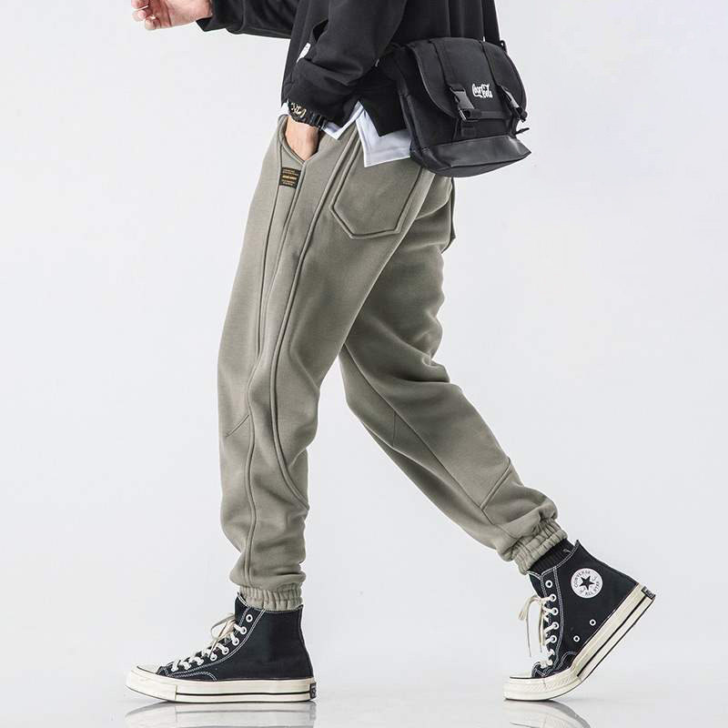 Spring Autumn Season Day Ensemble Casual Long Pants Men Loose Big Size Trend Small Foot Bungling Leggings Pants Sport 100 Hitch Pants