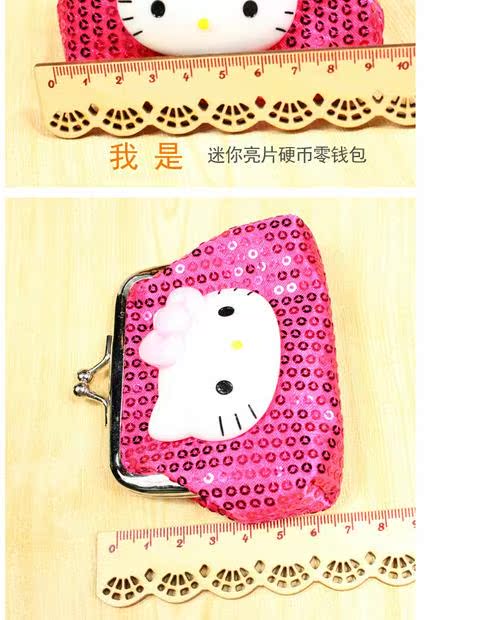 Dễ thương phim hoạt hình mini túi xách tay sáng tạo vải ngắn sinh viên ví trẻ em nữ bóp gucci