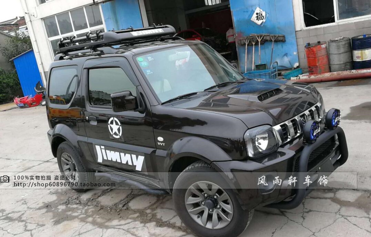 Chính hãng jimny Jimny hành lý giá hành lý giá Jimny mái giỏ chuyển đổi đặc biệt với crossbar