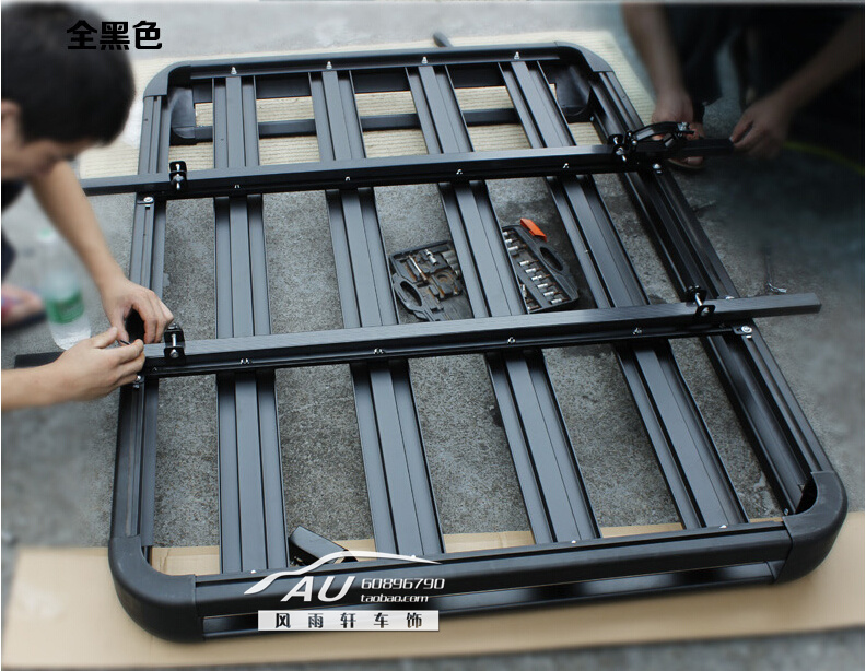Năng lượng mới EC180 EC200 khung hành lý EX260 EX360 kệ hành lý giá nóc khung với thanh ngang baga nóc ô tô