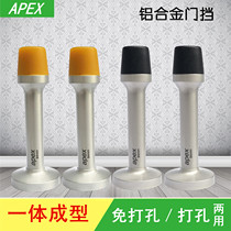 Anti-theft door anti-collision door stop rubber door blocking bathroom bathroom non-punch door touch non-magnetic punch lengthy door top