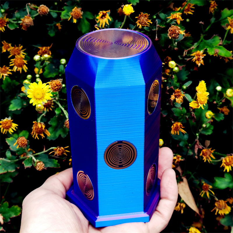Imported Mwo Polarizing Plate Multi-Frequency Oscillator Anti-5G Radiation Enhancement Meditation Crystal Demagnetization Purification Scalar Wave