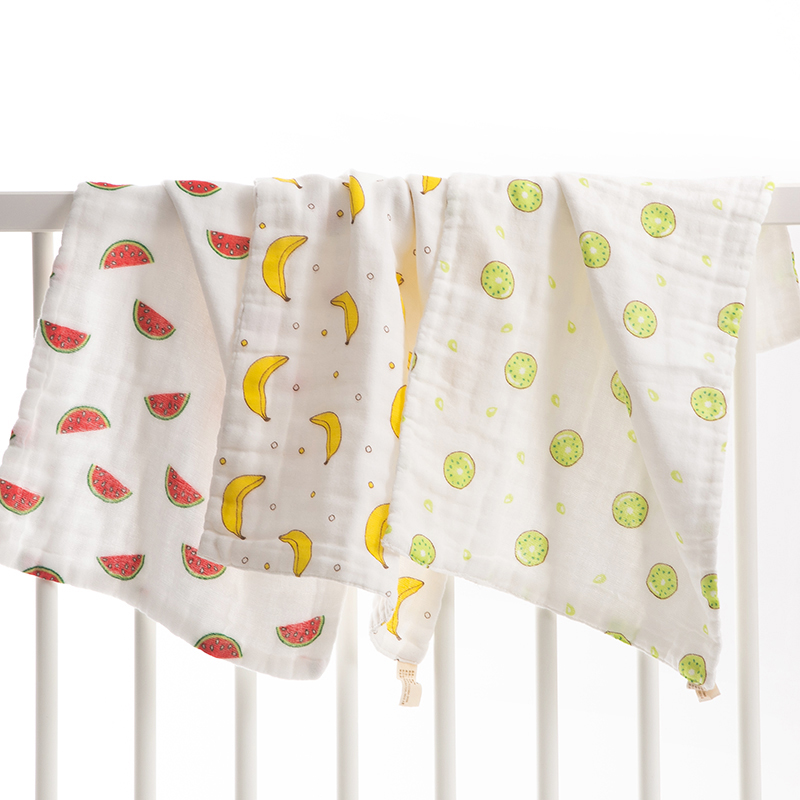 30X50cm six-layer gauze newborn baby pure cotton gauze handkerchief square towel baby saliva towel gauze square
