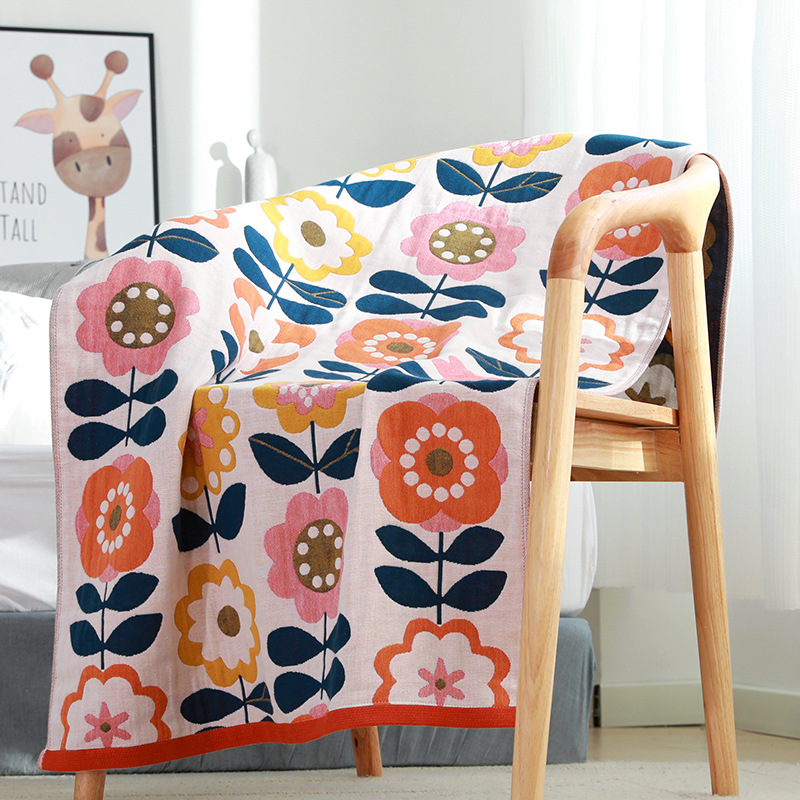 5-layer gauze bath towel household cotton absorbent adult adult men and women four seasons bath 2021 new large bath towel