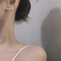  loly pearl zircon diamond earrings temperament goddess 2020 new temperament high-end net red earrings