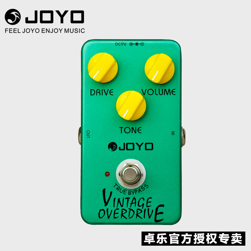 JOYO Monolithic effect JF-01 OVERDRIVE Classic overload effect boost Fader