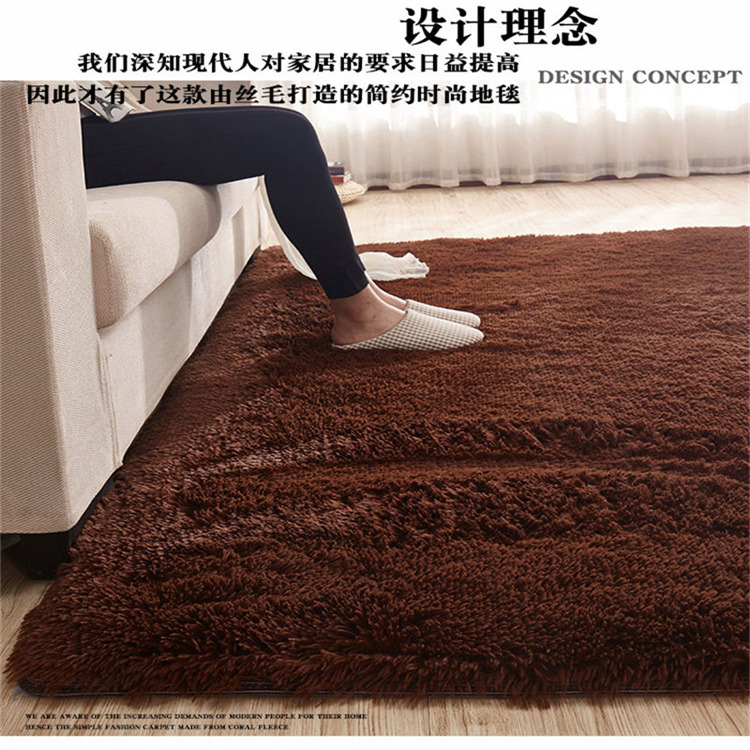 Phòng khách Bắc Âu thảm cà phê bàn ​​phòng ngủ đầy cửa hàng sang trọng dễ thương màu hồng công chúa sàn mat in cô gái trái tim - Thảm thảm phòng khách