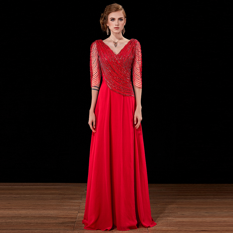 Robe du soir manche chauve-souris - Ref 3213299 Image 3