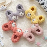 Детская зимняя удерживающая тепло нескользящая мультяшная милая обувь для мальчиков, 1-7 лет