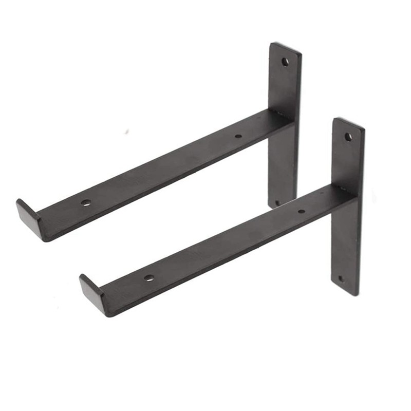 Wall Shelf Brackets Forged Rustic Salvaged Metal Shelf Supp
