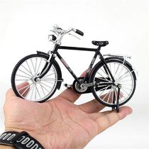 Bike Figurine Art Sculpture Stand Alloy