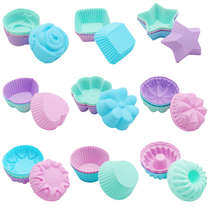36PCS Silicone Muffin Baking Cup Non-Stick Cupcake Liner Muf