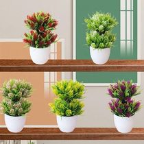 Set Artificial Flower Dual Layer Design Anti-fade Plastic