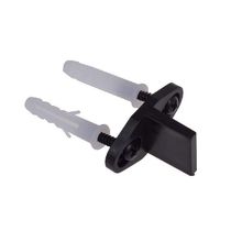 2pcs Bottom Bracket Floor Low Noise Door Guide Parts