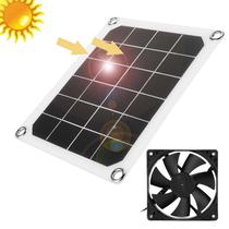 100W 12V Solar Panel Powered Fan 6 Inch Mini Ventilator Sola