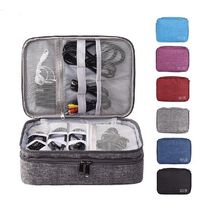 Travel Kit Case Pouch Three-Layer Portable Digital Storage B