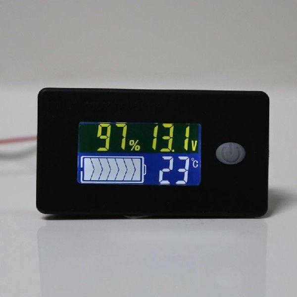 10-100V Battery Capacity Indicator Voltmeter Universal