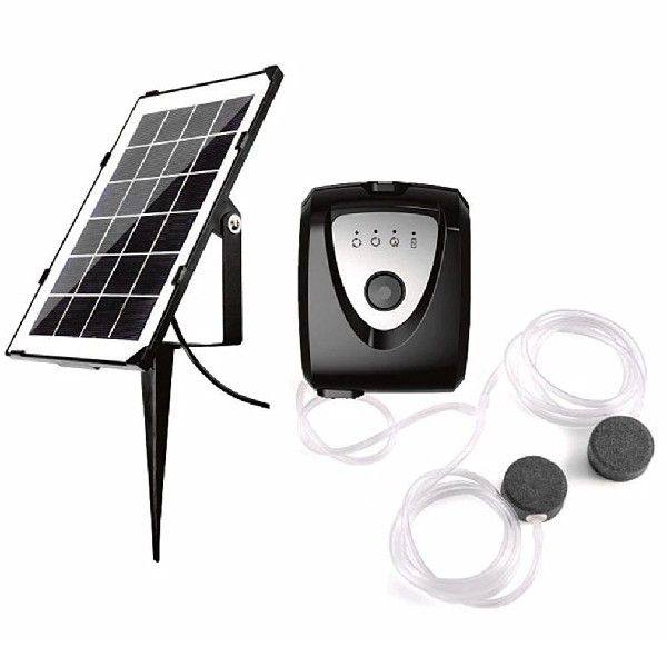 Solar Air Pump With Aquarium Pipe and Air Bubble Stone