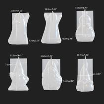 Christmas 3D Silicone Mold Flexible Candle Wax Soap Making