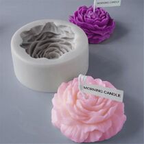 3D Large Peony Flower Mold DIY Candle Making