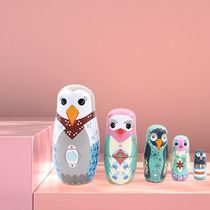 Russian Nesting Dolls Matryoshka Stacking Wooden Toy