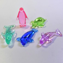 Child Transparent Plastic Acrylic Puzzle Cognitive Marine Animal Male Girl Over Home Game Jewel Toy