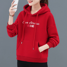 加绒加厚卫衣女装宽松韩版2020年新款