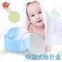 Baby Talcum bột hộp bánh bao hộp bột với phồng tự động bột rỗng hộp lưu trữ bột sản phẩm sơ sinh - Tóc clipper / Nail clipper / chăm sóc hàng ngày các mặt hàng nhỏ đồ vệ sinh mũi trẻ em