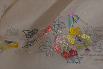 (Narrow genuine silk hand embroidered short yarn-brown ensemble) handmade embroidery Su embroidered old mulberry silk fabrics Han uniforms qipao