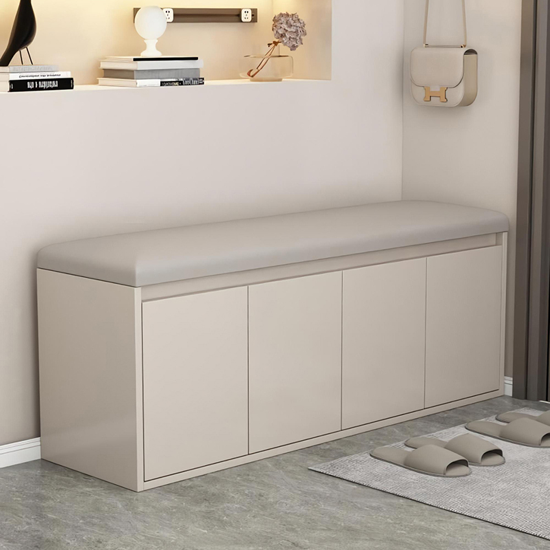 Flip-Top Doorway Shoe Bench for Home Use, Made of Solid Wood, with a Light Luxury and High-End Feel, Shoe Cabinet and Bench Integrated, Soft-Covered Shoe Rack, Entryway Bench Flip-Top Doorway Shoe Bench for Home Use, Made of Solid Wood, with a Light Luxury and High-End Feel, Shoe Cabinet and Bench Integrated, Soft-Covered Shoe Rack, Entryway Bench