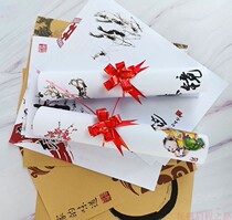 Creative Disc Accessories Catering Mat Paper Pendulum Disc Package Mood Vegetable Calligraphy Paper Art Fake Flower Mat Paper Cold Dish Around