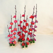 Hotel Restaurant Dish sashimi Dish Mood Swing Tray Decorated with flower and grass cold dishes adorned with floral walled pantry embellished plum