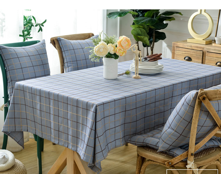 Khăn trải bàn mục vụ người Mỹ vải cotton và vải lanh nhỏ lưới tươi bàn cà phê khăn trải bàn hình chữ nhật châu Âu tròn khăn trải bàn tây khăn trải bàn khăn trải bàn tròn tiệc cưới