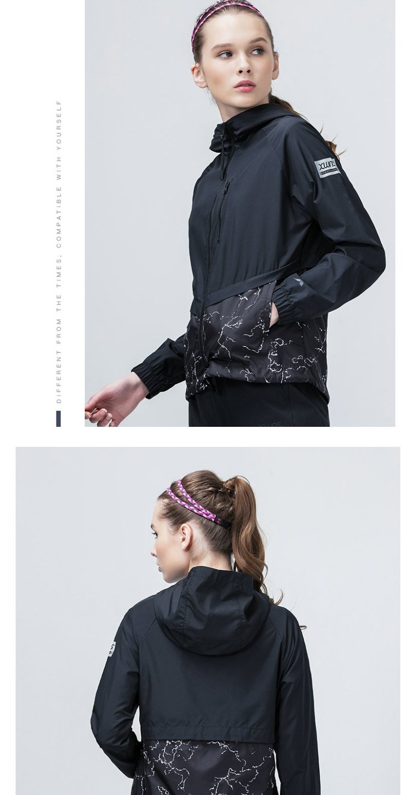 Áo khoác đôi nữ Xtep 2019 Xuân Mới Áo khoác thoải mái trùm đầu Áo khoác dài tay Chạy - Áo khoác thể thao / áo khoác áo khoác lông adidas