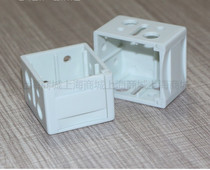 Aluminum shutter curtains on both ends of fixed card button installation code plastic PVC internal and external installation two-head bracket